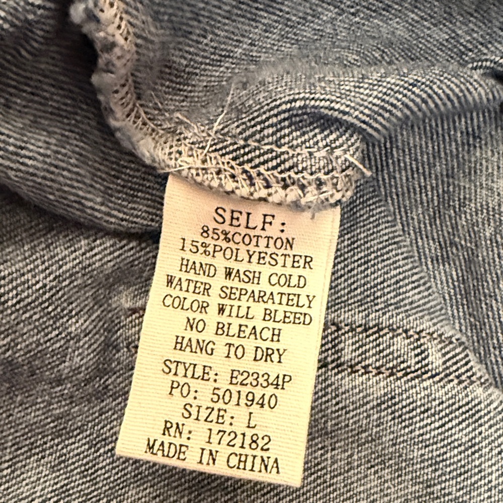 Women’s fade wash wide leg flares drawstring waist denim jeans size large NEW - Picture 9 of 11